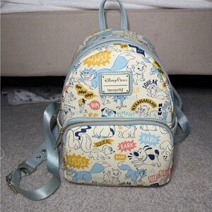 Loungefly Disney Kids Backpack - Cream and Blue